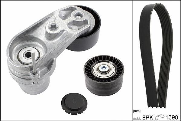 Kit de courroie d'accessoire (Courroie d’alternateur) Schaeffler INA ref. 529 0210 10