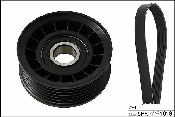 Kit de courroie d'accessoire (Courroie d’alternateur) Schaeffler INA 529 0232 10