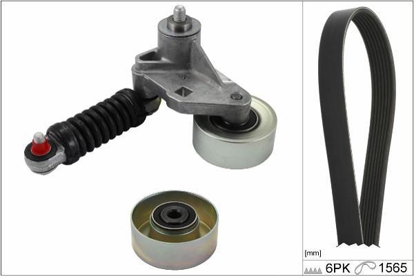 Kit de courroie d'accessoire (Courroie d’alternateur) Schaeffler INA ref. 529 0257 10