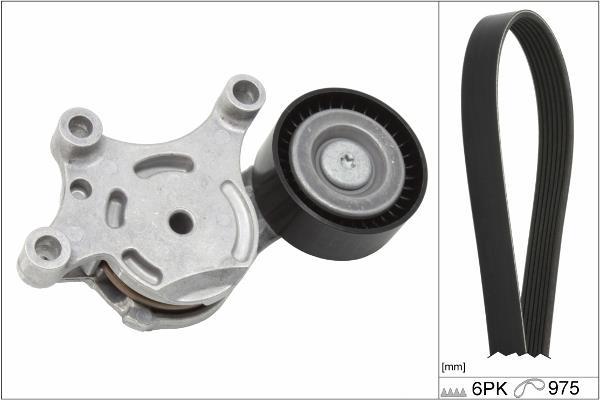 Kit de courroie d'accessoire Schaeffler INA ref. 529 0261 10