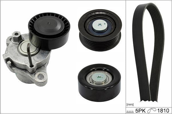 Kit de courroie d'accessoire (Courroie d’alternateur) Schaeffler INA ref. 529 0299 10