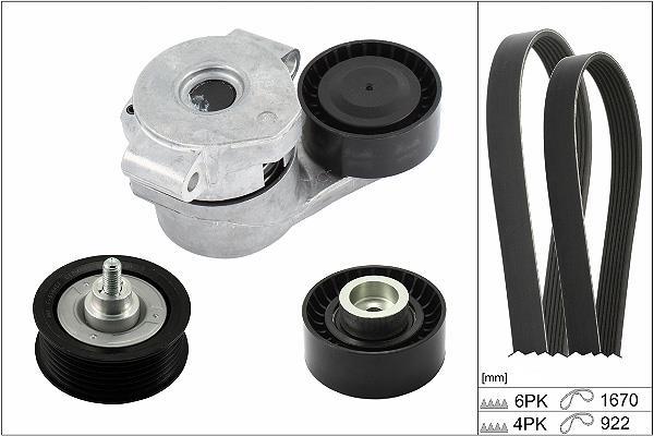 Kit de courroie d'accessoire Schaeffler INA ref. 529 0301 10