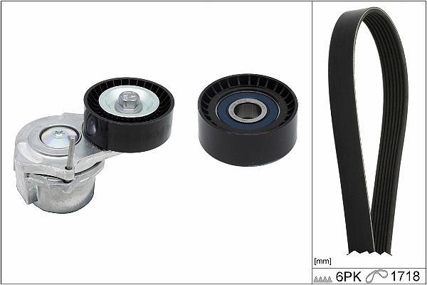 Kit de courroie d'accessoire Schaeffler INA ref. 529 0312 10