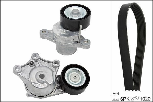 Kit de courroie d'accessoire Schaeffler INA ref. 529 0323 10