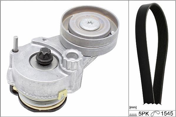Kit de courroie d'accessoire (Courroie d’alternateur) Schaeffler INA ref. 529 0329 10