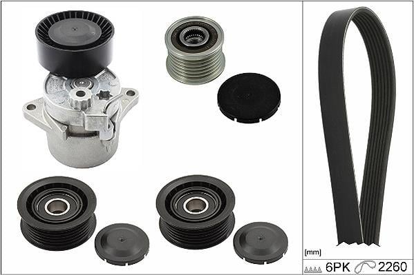 Kit de courroie d'accessoire Schaeffler INA ref. 529 0115 23