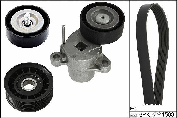 Kit de courroie d'accessoire Schaeffler INA ref. 529 0337 10