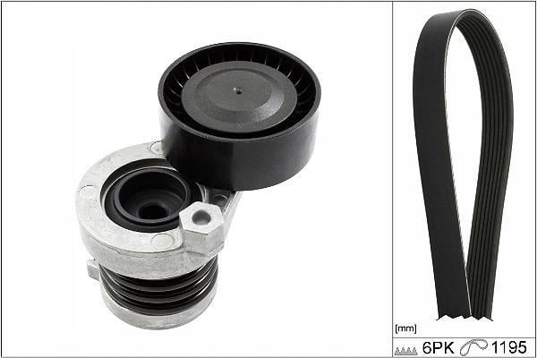 Kit de courroie d'accessoire Schaeffler INA ref. 529 0339 10