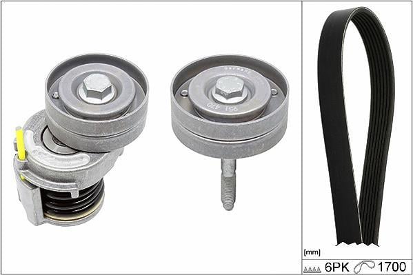 Kit de courroie d'accessoire Schaeffler INA ref. 529 0341 10