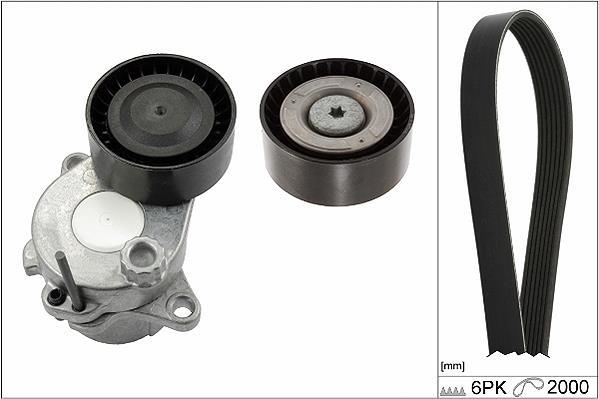 Kit de courroie d'accessoire Schaeffler INA ref. 529 0343 10