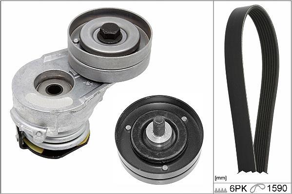 Kit de courroie d'accessoire Schaeffler INA ref. 529 0345 10