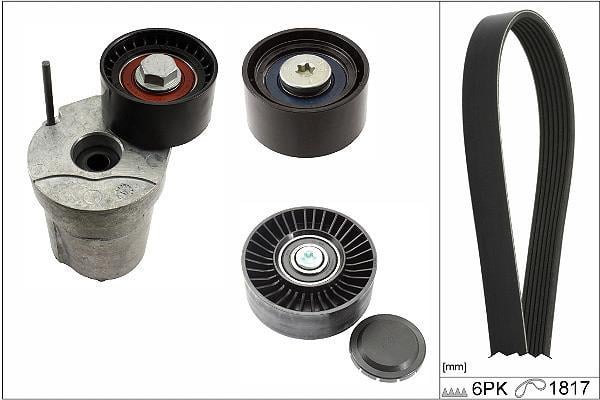 Kit de courroie d'accessoire Schaeffler INA ref. 529 0368 10