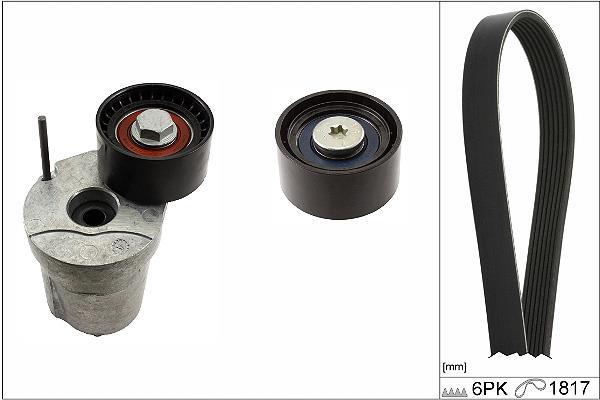 Kit de courroie d'accessoire Schaeffler INA ref. 529 0370 10