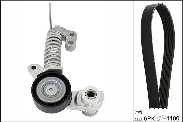 Kit de courroie d'accessoire Schaeffler INA ref. 529 0374 10
