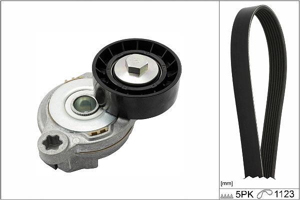 Kit de courroie d'accessoire Schaeffler INA ref. 529 0375 10