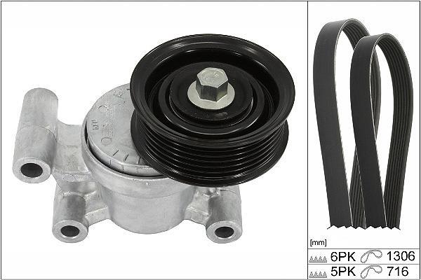 Kit de courroie d'accessoire Schaeffler INA ref. 529 0381 10