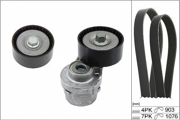 Kit de courroie d'accessoire Schaeffler INA ref. 529 0383 10