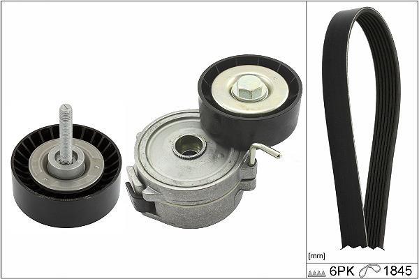 Kit de courroie d'accessoire Schaeffler INA ref. 529 0395 10