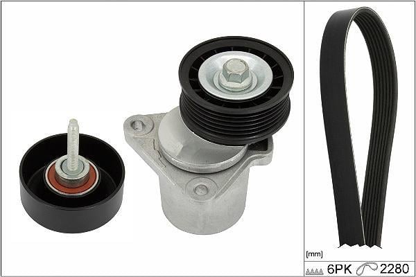Kit de courroie d'accessoire Schaeffler INA ref. 529 0398 10