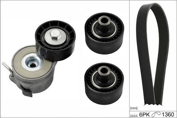 Kit de courroie d'accessoire Schaeffler INA ref. 529 0404 10