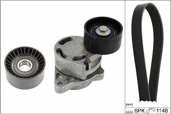 Kit de courroie d'accessoire Schaeffler INA ref. 529 0407 10