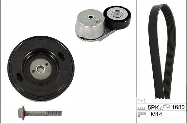 Kit de courroie d'accessoire Schaeffler INA ref. 529 0409 20
