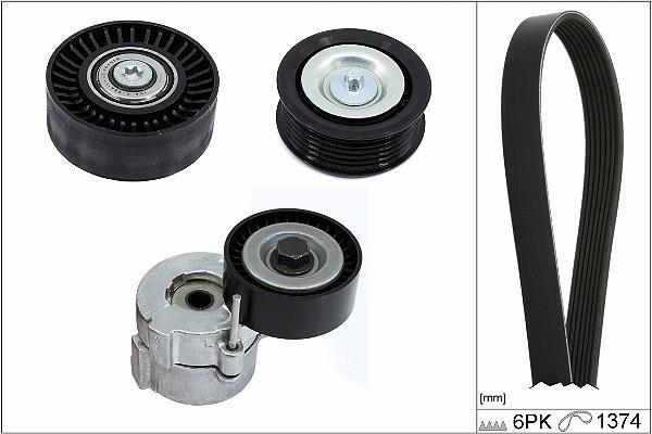 Kit de courroie d'accessoire Schaeffler INA ref. 529 0417 10