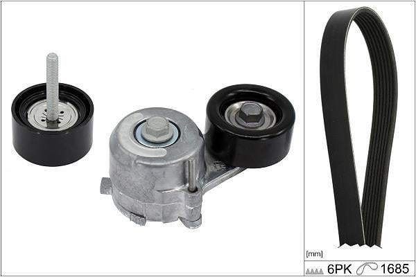 Kit de courroie d'accessoire Schaeffler INA ref. 529 0421 10