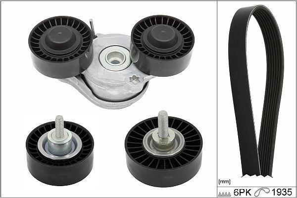 Kit de courroie d'accessoire (Courroie d’alternateur) Schaeffler INA ref. 529 0426 10