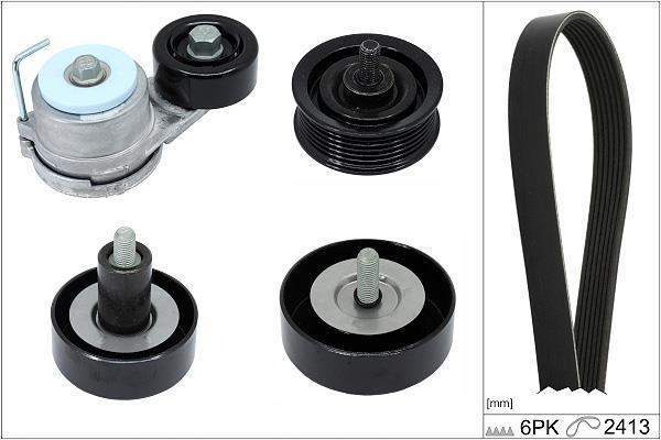 Kit de courroie d'accessoire Schaeffler INA ref. 529 0430 10
