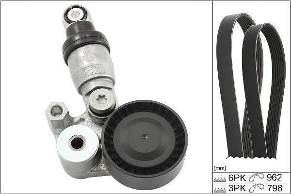 Kit de courroie d'accessoire Schaeffler INA ref. 529 0431 10