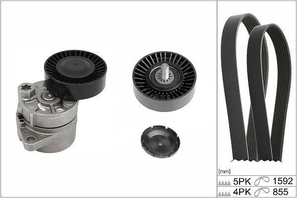 Kit de courroie d'accessoire Schaeffler INA ref. 529 0439 10