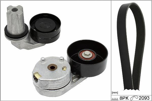 Kit de courroie d'accessoire Schaeffler INA ref. 529 0445 10