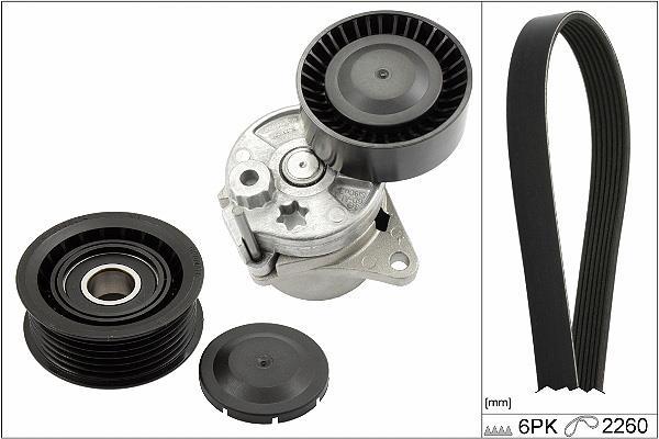 Kit de courroie d'accessoire Schaeffler INA ref. 529 0450 10