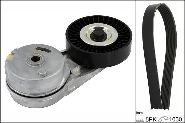 Kit de courroie d'accessoire (Courroie d’alternateur) Schaeffler INA ref. 529 0460 10