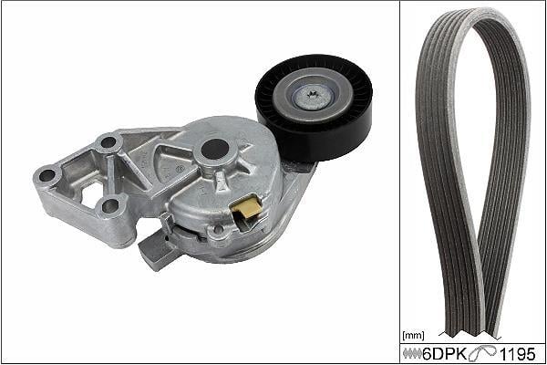 Kit de courroie d'accessoire Schaeffler INA ref. 529 0465 10