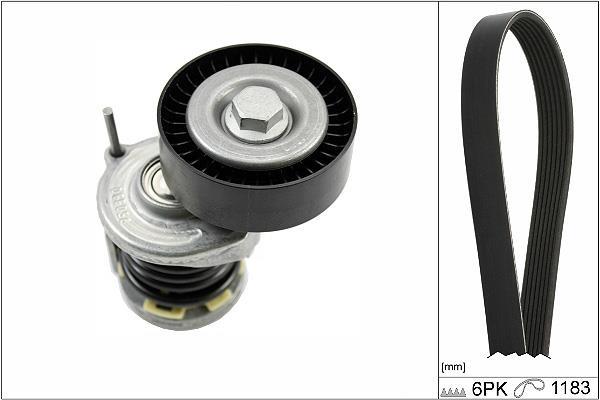 Kit de courroie d'accessoire Schaeffler INA ref. 529 0466 10