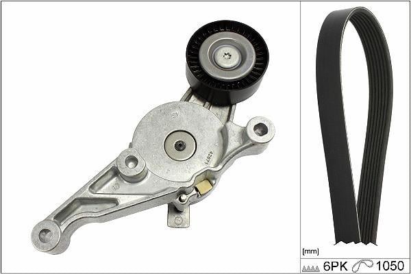 Kit de courroie d'accessoire (Courroie d’alternateur) Schaeffler INA ref. 529 0469 10