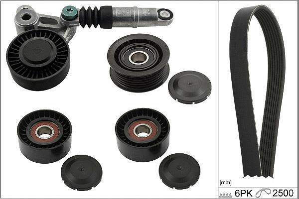 Kit de courroie d'accessoire Schaeffler INA ref. 529 0472 10