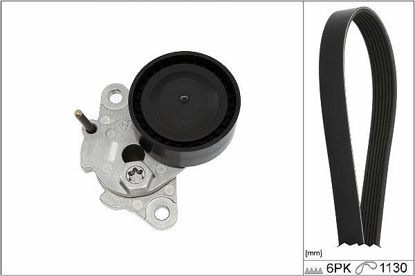 Kit de courroie d'accessoire Schaeffler INA ref. 529 0476 10