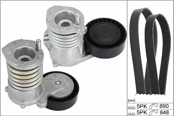 Kit de courroie d'accessoire Schaeffler INA ref. 529 0477 10