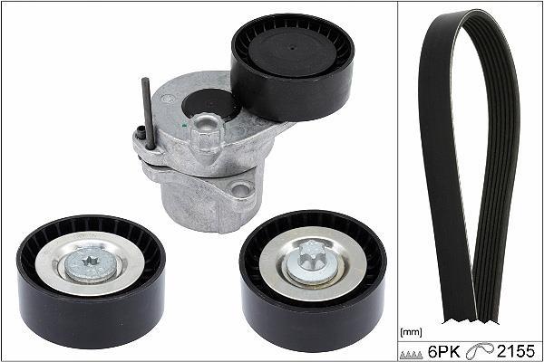 Kit de courroie d'accessoire Schaeffler INA ref. 529 0479 10