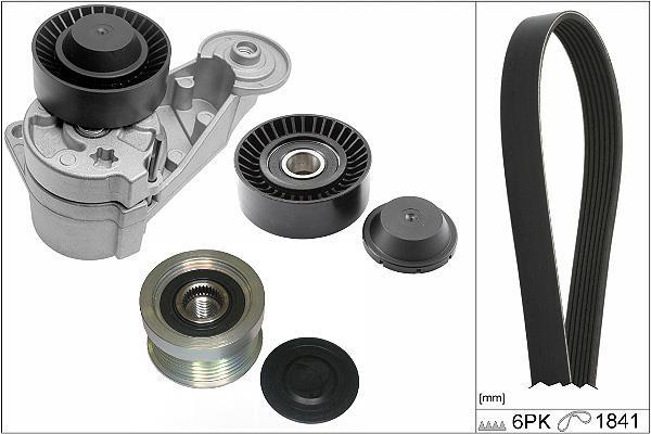 Kit de courroie d'accessoire (Courroie d’alternateur) Schaeffler INA ref. 529 0480 20