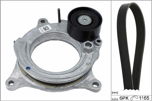 Kit de courroie d'accessoire Schaeffler INA ref. 529 0488 10