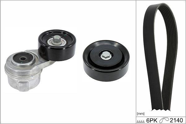 Kit de courroie d'accessoire Schaeffler INA ref. 529 0497 10