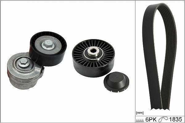 Kit de courroie d'accessoire Schaeffler INA ref. 529 0498 10