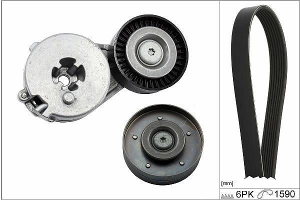 Kit de courroie d'accessoire Schaeffler INA ref. 529 0500 10
