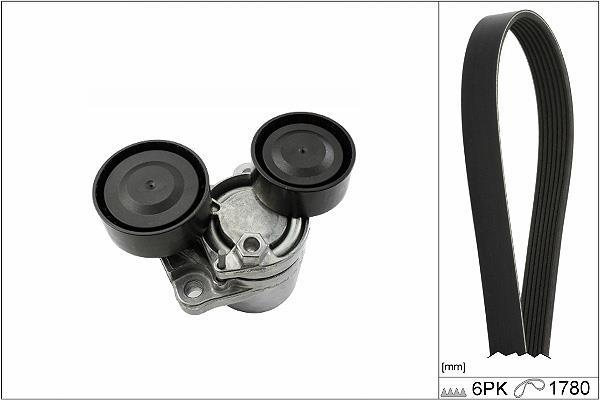 Kit de courroie d'accessoire Schaeffler INA ref. 529 0510 10