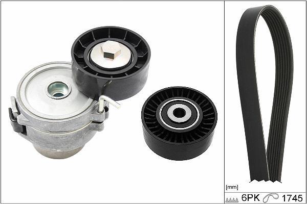 Kit de courroie d'accessoire Schaeffler INA ref. 529 0518 10