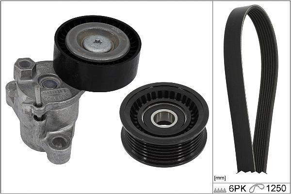 Kit de courroie d'accessoire Schaeffler INA ref. 529 0525 10